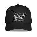 Cap — 'World Wide' Embroidered Script Trucker Hat